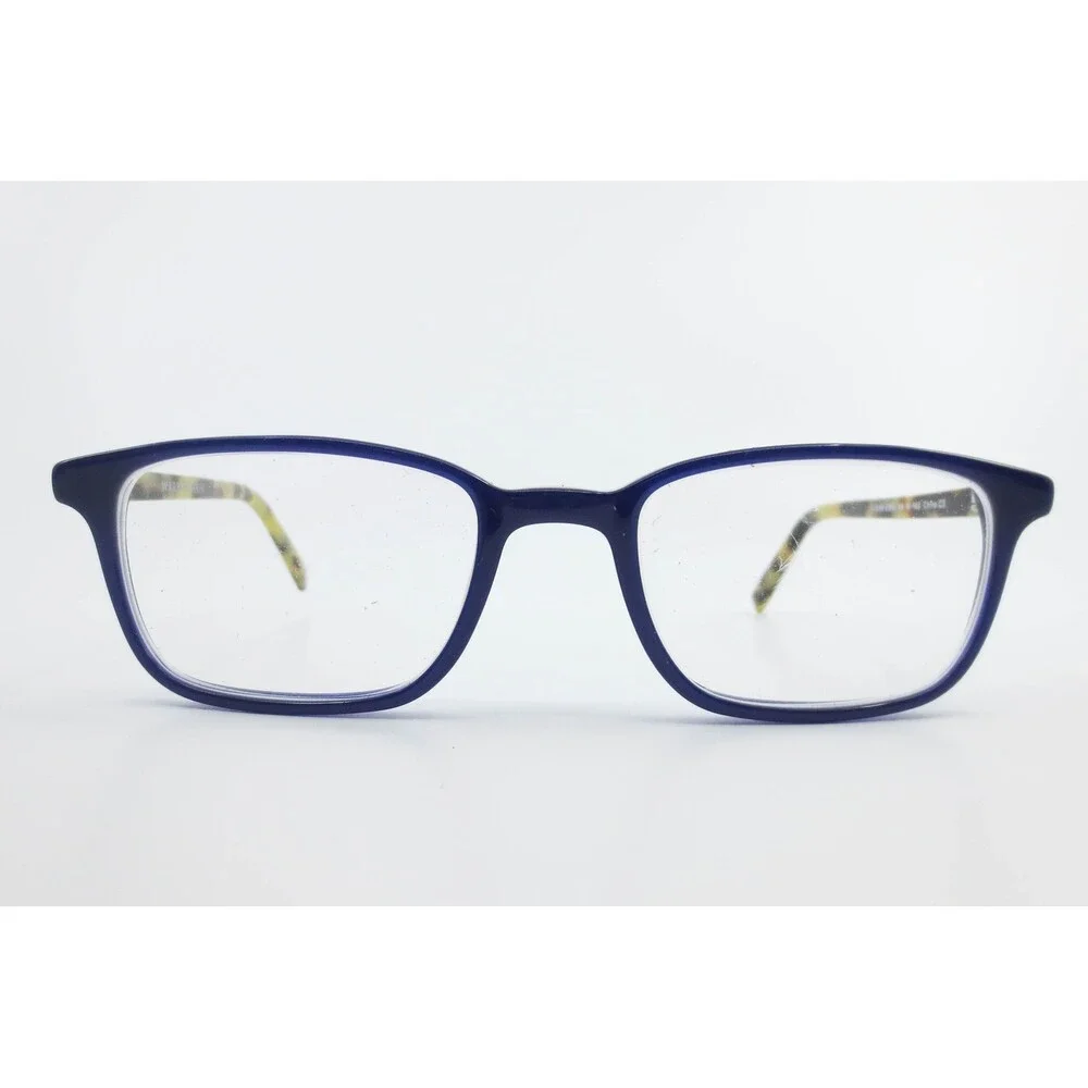 Warby Parker Oliver 8365 Blue Tortoise Rectangular Eyeglasses Frames 48-18-140